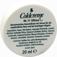 Coldcreme Nr.11 Silicea 20 ml