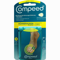 Compeed Hühneraugen Plus Zwischen Den Zehen Pflaster 6 Stück