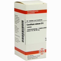 Corallium Rubrum D6 Tabletten 80 Stück