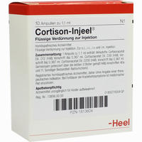 Cortison Inj Hom All Ampullen 10 Stück