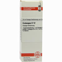 Crataegus D12 Dilution 20 ml