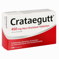 Crataegutt 450 Mg Herz- Kreislauf- Tabletten Filmtabletten 100 Stück