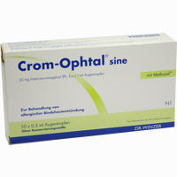 Crom Ophtal Sine Ein Dosis Behaelter Lösung 20 x 0.5 ml