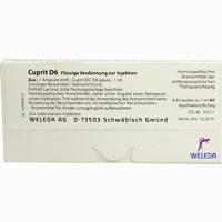 Cuprit D6 Ampullen 8 x 1 ml