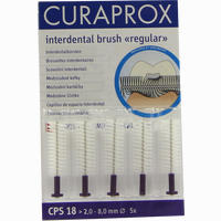 Curaprox Cps18 Interdental 2- 8mm Zahnbürste 5 Stück