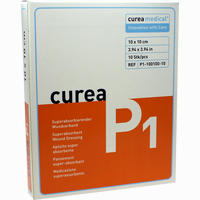 Curea P1 10x10cm Superabsorbierender Wundverband Kompressen 10 Stück