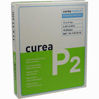 Curea P2 11x11cm Superabsorbierender Wundverband Kompressen 10 Stück