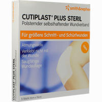 Cutiplast 10x7.8cm Plus Steril Verband 5 Stück