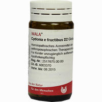 Cydonia E Fructibus D2 Globuli 20 g
