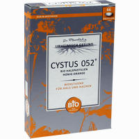 Cystus 052 Bio Halspastillen Honig Orange 66 Stück