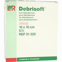 Debrisoft 10x10cm Kompressen 5 Stück