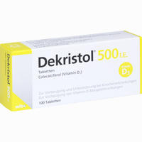 Dekristol 500 I.e. Tabletten 100 Stück