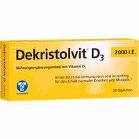 Dekristolvit D3 2000 I.e. Tabletten 30 Stück