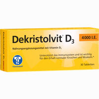 Dekristolvit D3 4000 I.e. Tabletten 30 Stück