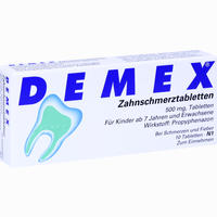 Demex Zahnschmerztabletten 10 Stück