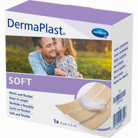 Dermaplast Soft 4cmx5m Pflaster 1 Stück