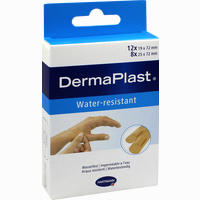 Dermaplast Water Resistent Pflasterstrips 2 Größen 20 Stück