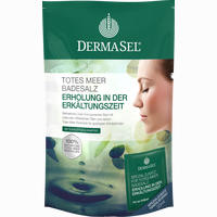 Dermasel Totes Meer Badesalz + Erkältungszeit Spa 1 Packung