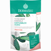 Dermasel Totes Meer Badesalz Kaktusmilch 400g+20ml Bad 1 Packung