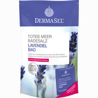 Dermasel Totes Meer Badesalz + Lavendel Spa Kombipackung 1 Packung