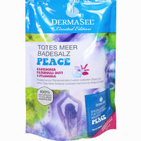 Dermasel Totes Meer Badesalz + Peace Limited Edition Kombipackung 1 Packung