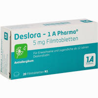 Deslora- 1a Pharma 5mg Filmtabletten 20 Stück