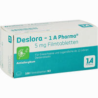 Deslora- 1a Pharma 5mg Filmtabletten 100 Stück