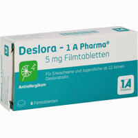 Abbildung von Deslora- 1a Pharma 5mg Filmtabletten 6 Stück