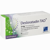 Desloratadin Tad 5mg Filmtabletten 50 Stück