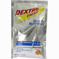 Dextro Energy Sports Nutrition Carbo Mineral Drink Blutorange Pulver 56 g