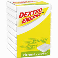 Dextro Energy Zitrone + Vitamin C Würfel 1 Stück