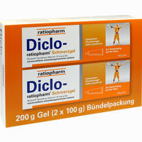 Diclo- Ratiopharm Schmerzgel Bündelpackung 2 x 100 g
