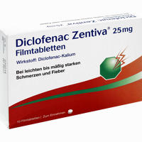 Diclofenac Zentiva 25 Mg Filmtabletten 10 Stück