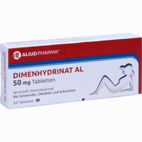 Dimenhydrinat Al 50 Mg Tabletten 20 Stück