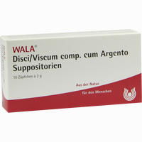 Disci Viscum Comp. Cum Argento Supportorien Zäpfchen 10 x 2 g
