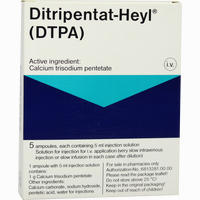 Ditripentat- Heyl (dtpa) Ampullen 5 x 5 ml
