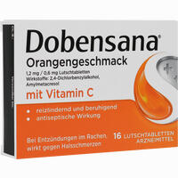 Dobensana Orangengeschmack 1,2 Mg /0.6 Mg Lutschtabletten 16 Stück