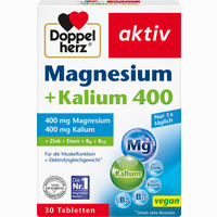 Doppelherz Aktiv Magnesium + Kalium Tabletten 30 Stück
