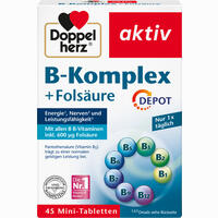 Doppelherz B- Komplex + Folsäure Tabletten 45 Stück
