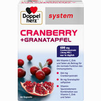 Doppelherz Cranberry + Granatapfel System Kapseln 60 Stück