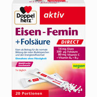 Doppelherz Eisen- Femin Direct Pellets 20 Stück