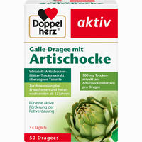 Doppelherz Galle- Dragee mit Artischocke Tabletten 50 Stück