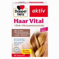 Doppelherz Haar Vital + Zink + Hirseextrakt Kapseln 60 Stück