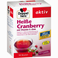 Doppelherz Heiße Cranberry mit Vitamin C + Zink Granulat 10 Stück