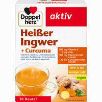 Doppelherz Heisser Ingwer + Curcuma Beutel 10 Stück