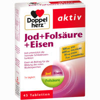 Doppelherz Jod+folsäure+eisen Kapseln 45 Stück