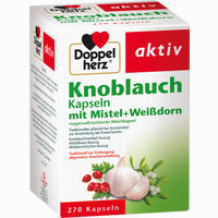 Doppelherz Knoblauch Kapseln mit Mistel U.weißdorn 270 Stück