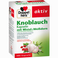 Doppelherz Knoblauchkapseln mit Misteln und Weißdorn 480 Stück