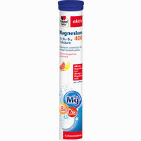 Doppelherz Magnesium 400 + B- Vitamine + Folsäure Brausetabletten 15 Stück
