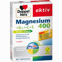 Doppelherz Magnesium 400+b12+c+e Tabletten 60 Stück